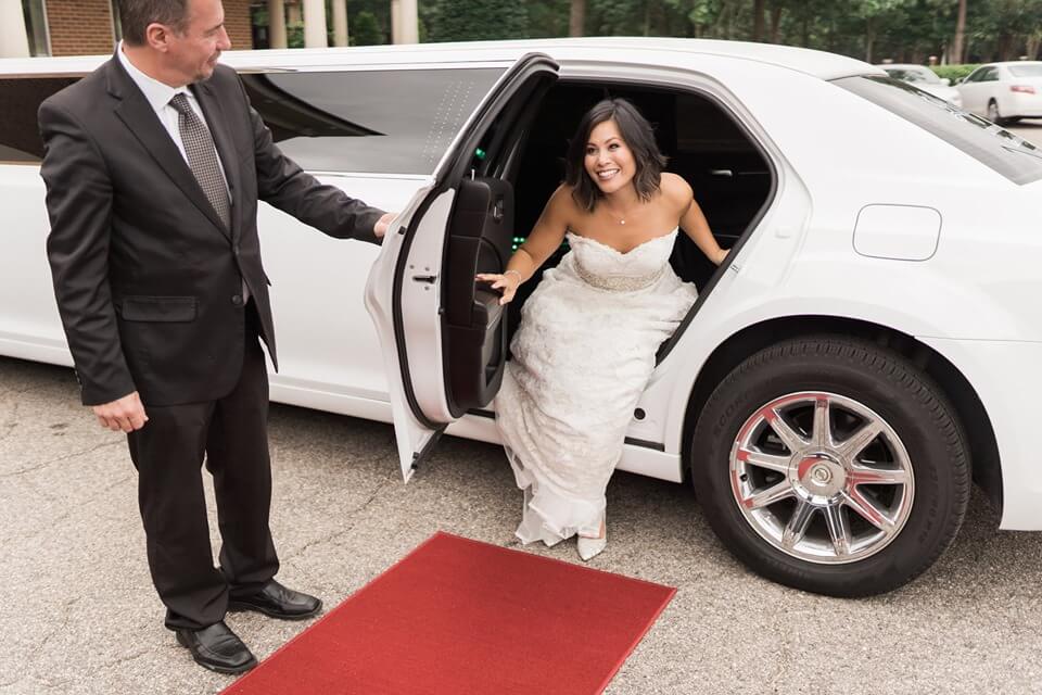 Stratford-upon-Avon wedding limo